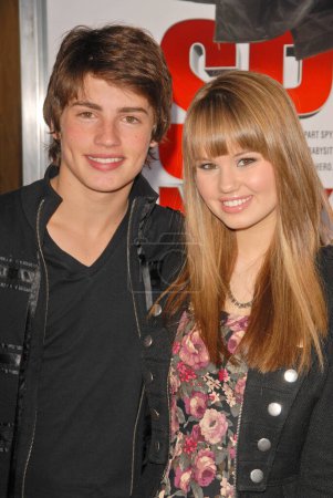 Photo for Gregg Sulkin and Debby Ryanat ""The Spy Next Door"" Los Angeles Premiere, The Grove, Los Angeles, CA. 01-09-10 - Royalty Free Image