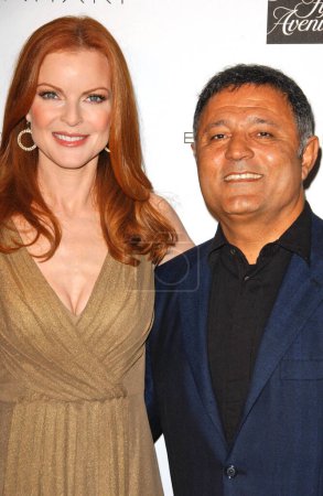 Photo for Marcia Cross and Elie Tahariat the Opening of the New Elie Tahari Boutique within Saks Fifth Avenue to benefit the Alliance for Children's Rights. Saks Fifth Avenue Beverly Hills, Beverly Hills, CA. - Royalty Free Image