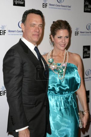 Photo for Tom Hanks and Rita Wilson at the 14th Annual Saks Fifth Avenue's 'Unforgettable Evening' benefiting the Entertainment Industry Foundation's Women's Cancer Research Fund. Beverly Wilshire Hotel, Beverly Hills, CA. 02-10-09 - Royalty Free Image