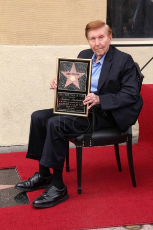 Photo for Sumner Redstone at the Sumner Redstone Star on the Hollywood Walk of Fame Ceremony, Hollywood, CA 03-30-12 - Royalty Free Image