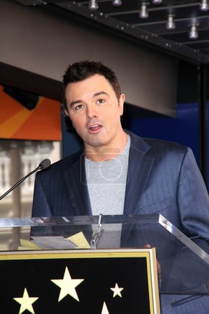 Photo for Seth MacFarlane at Adam West's Star on the Hollywood Walk of Fame Ceremony, Hollywood, CA 04-05-12 - Royalty Free Image