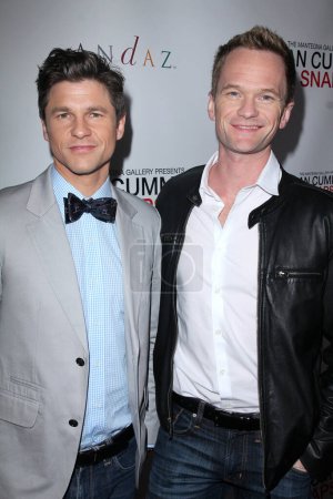 Photo for David Burtka, Neil Patrick Harris at Alan Cumming Snaps, a private reception featuring fine art photography by Alan Cumming, Andaz Hotel, West Hollywood, CA 04-05-12 - Royalty Free Image