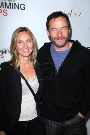 Photo for Jason Isaacs and wife at Alan Cumming Snaps, a private reception featuring fine art photography by Alan Cumming, Andaz Hotel, West Hollywood, CA 04-05-12 - Royalty Free Image