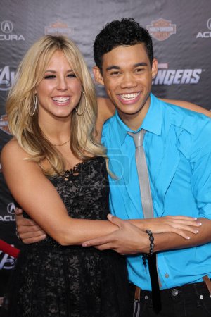 Photo for Roshon Fegan, Chelsie Hightower at the Marvel's The Avengers Los Angeles Premiere, El Capitan Theatre, Hollywood, CA - Royalty Free Image