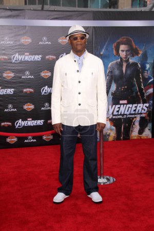 Photo for Samuel L. Jackson at the Marvel's The Avengers Los Angeles Premiere, El Capitan Theatre, Hollywood, CA - Royalty Free Image