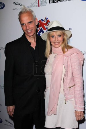 Photo for Britt Ekland and son at the Official Launch of BritWeek, Private Location, Los Angeles, CA 04-24-12 - Royalty Free Image