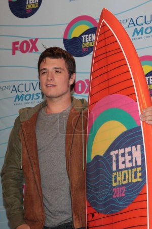 Foto de Josh Hutcherson en la Sala de Prensa de los Teen Choice Awards 2012, Anfiteatro Gibson, Universal City, - Imagen libre de derechos