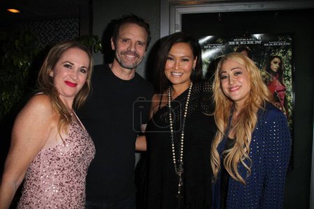 Photo for Jenise Blanc, Michael Biehn, Tia Carrere, Jennifer Blancat ""The Victim"" Los Angeles Theatrical Release, autograph signing and Q & A, New Beverly Cinema, Los Angeles, CA 09-07-12 - Royalty Free Image