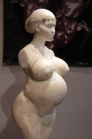 Foto de Los Ángeles. Estatua desnuda de Kim Kardashian. Artista Daniel Edwards - Imagen libre de derechos