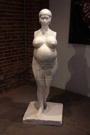 Foto de Los Ángeles. Estatua desnuda de Kim Kardashian. Artista Daniel Edwards - Imagen libre de derechos