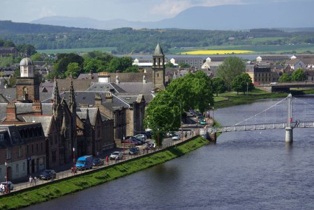 Téléchargez les photos : Pont à Inverness, Écosse - en image libre de droit