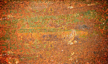 Foto de Iron surface rust, background - Imagen libre de derechos