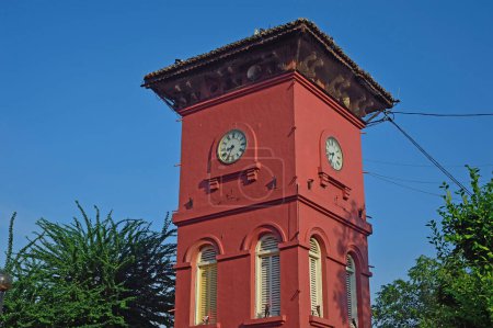Photo for Malacca historic old clock tower - Royalty Free Image