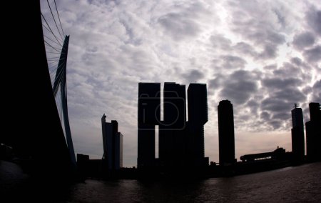 Téléchargez les photos : Bâtiments à Rotterdam, urbain, voyage - en image libre de droit