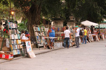 Photo for Havana book fair on Cuba - Royalty Free Image