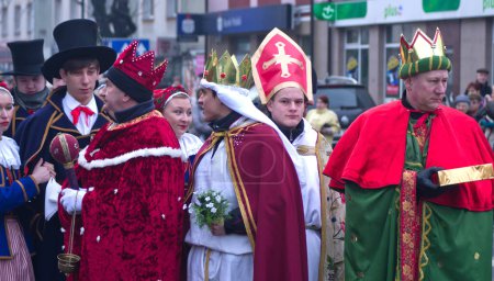 Foto de Desfile de Reyes Magos en Polonia - Imagen libre de derechos