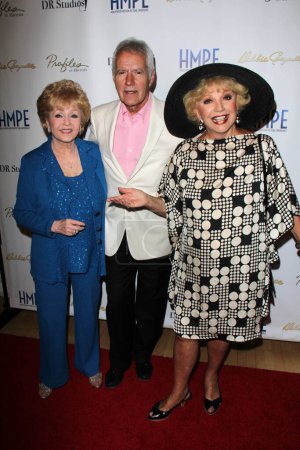 Photo for Debbie Reynolds, Alex Trebek, Ruta Lee at Debbie Reynolds - The Auction Finale Preview Night by Profiles In History with auction to take place on May 17 and 18, Debbie Reynolds Dance Studios, North Hollywood, CA - Royalty Free Image
