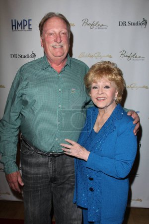 Photo for Jeffrey Jones, Debbie Reynolds at Debbie Reynolds - The Auction Finale Preview Night by Profiles In History with auction to take place on May 17 and 18, Debbie Reynolds Dance Studios, North Hollywood, CA - Royalty Free Image