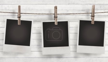 Photo for Blank photo frames close-up view - Royalty Free Image