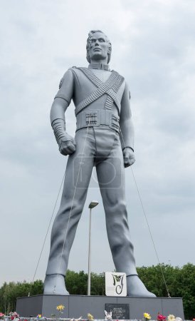 Téléchargez les photos : Statue de Michael Jackson gros plan - en image libre de droit