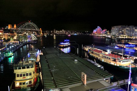 Photo for Sydney Harbour, City, Circular Quay and The Rocks - Royalty Free Image