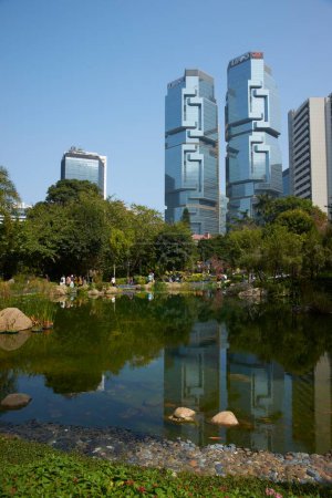 Photo for City Park in Hong Kong - Royalty Free Image