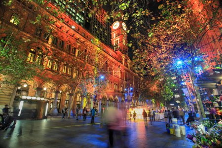 Photo for Martin Place, Sydney during Vivid festival - Royalty Free Image