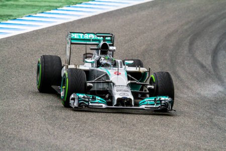 Foto de "Equipo Mercedes F1, Nico Rosberg, 2014
" - Imagen libre de derechos
