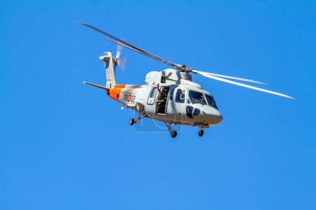 Photo for Helicopter Sikorsky S-76C in sky - Royalty Free Image