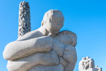 Photo for Sculptures in Vigeland park hugs - Royalty Free Image