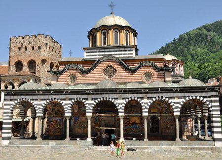 Photo for Rila Monastery in mountains - Royalty Free Image