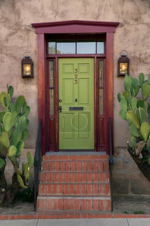 Photo for Barrio Front Door on background - Royalty Free Image