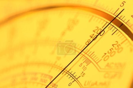 Photo for Electric multimeter in yellow color - Royalty Free Image
