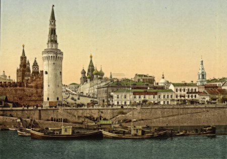 Foto de Moscú Kremlin, Rusia, cuadro colorido - Imagen libre de derechos