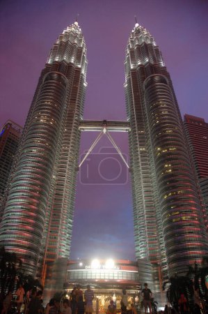 Photo for The petronas twin towers in kuala lumpur, malaysia - Royalty Free Image