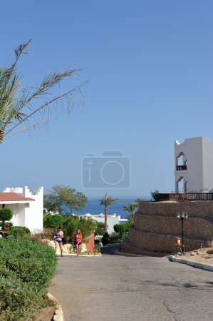 Foto de Hotel. Sharm-El-Sheikh. South Sinay. 30 junio 2014 - Imagen libre de derechos