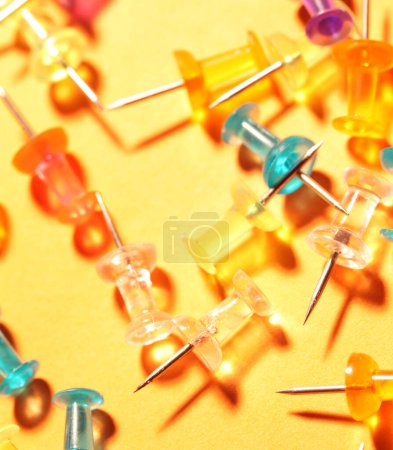 Photo for Push Pins, colorful picture - Royalty Free Image