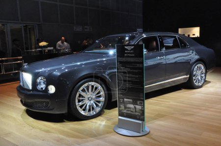 Téléchargez les photos : Bentley Mulsanne Mulliner voiture, concept de salon de l'auto - en image libre de droit