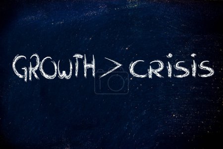 Photo for Growth is stronger than crisis - Royalty Free Image