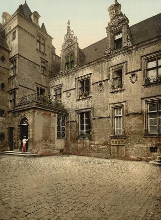 Photo for Ancient house of XVI century, Caen, France - Royalty Free Image