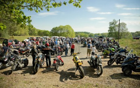 Photo for Motorcycle rally at sunny day - Royalty Free Image
