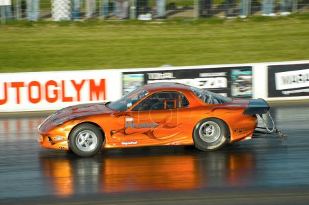 Photo for Mazda dragster at drag racing event - Royalty Free Image