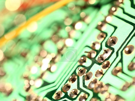 Photo for Detail view of Circuit Board - Royalty Free Image