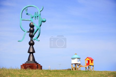 Téléchargez les photos : Sculptures au bord de la mer à Bondi, Australie - en image libre de droit