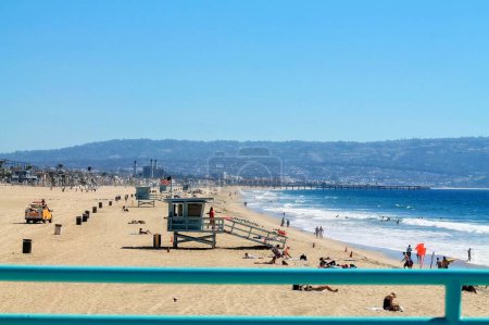 Téléchargez les photos : Californie plage en journée ensoleillée - en image libre de droit