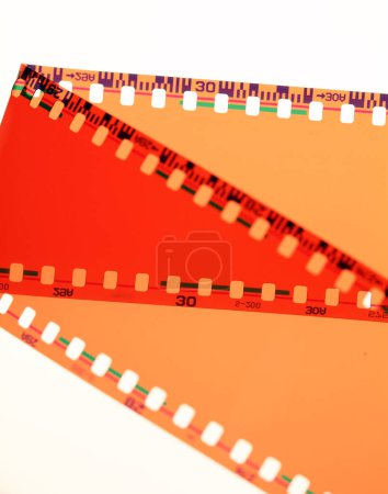 Photo for Negative films on white background - Royalty Free Image