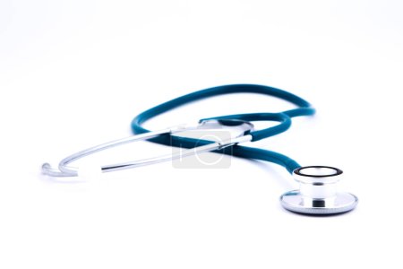 Photo for Medical stethoscope on a white background - Royalty Free Image