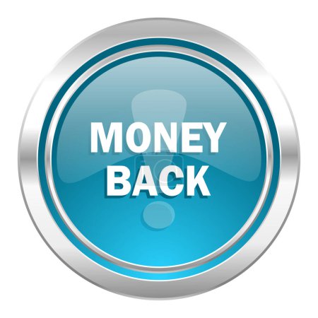 Photo for Money back icon web simple illustration - Royalty Free Image