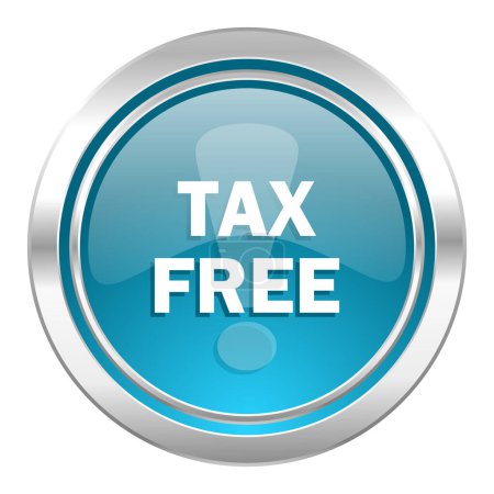 Photo for Tax free icon web simple illustration - Royalty Free Image