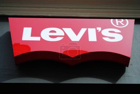 Photo for Levi's logo close-up view - Royalty Free Image